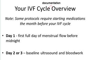ivf cycle documentation